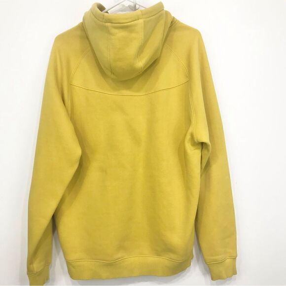 Alphalete Yellow Black Hooded Pullover Sweatshirt - Picture 10 of 13